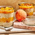 Peach Pie Overnight Oats: Sajian Penutup yang Hiasi Meja Sarapan Anda